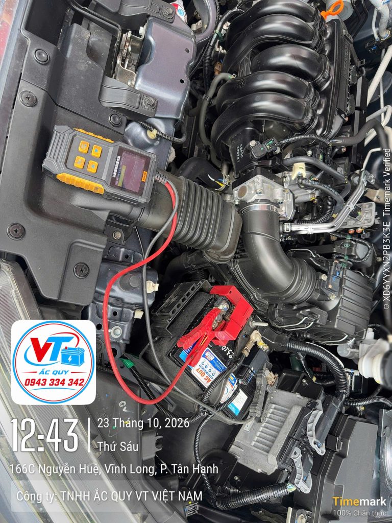 Thay ắc quy xe Honda BR-V tại Vĩnh Long - Ắc quy VT