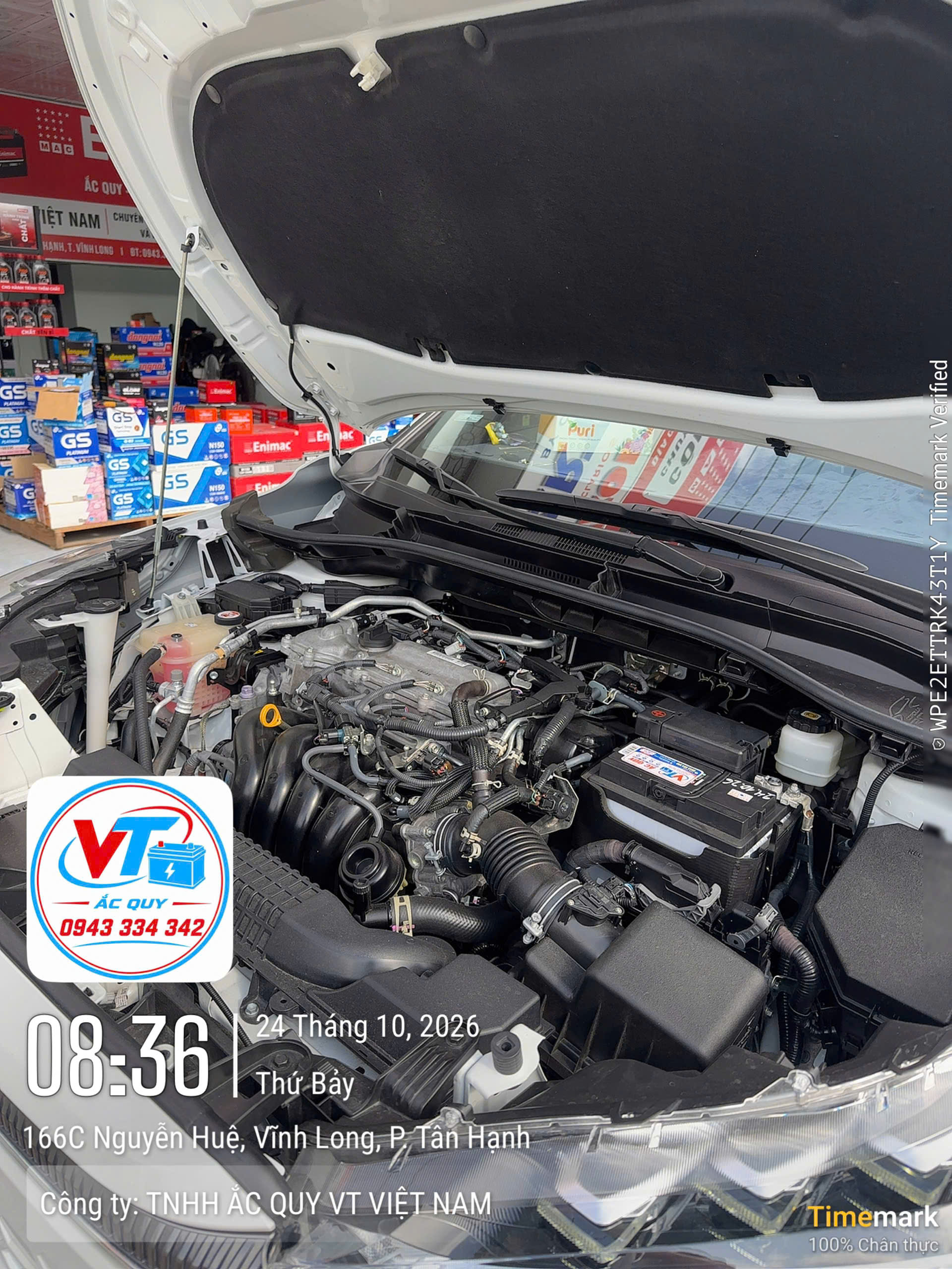 Thay ắc quy Toyota Corolla Cross tại Vĩnh Long - Ắc quy VT